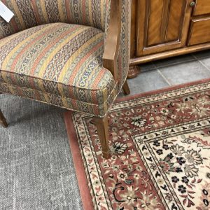Retro Stripe, Wood Frame Chair