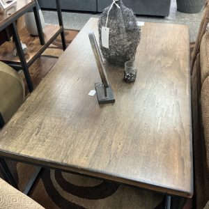Wood Top/ Metal Base Table